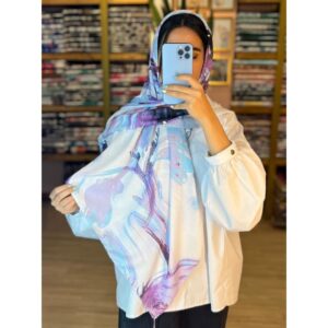 روسری نخی زنانه رنگی کد ۴۲۰۱ تکنو کالا